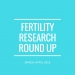 Fertility Research Round Up April 2018