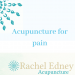 Acupuncture for pain